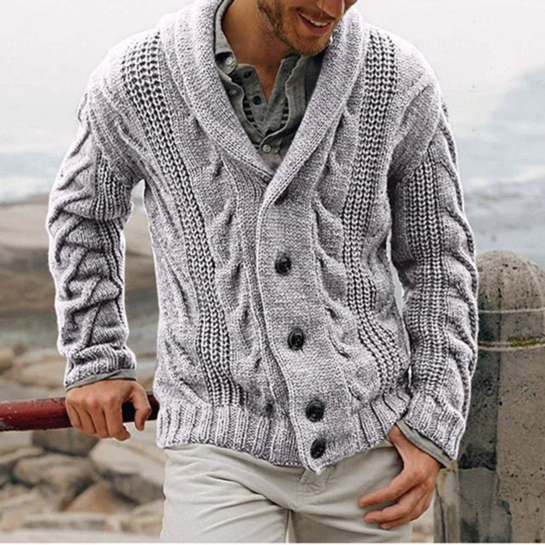 Simon | Elegant og varm cardigan til mænd