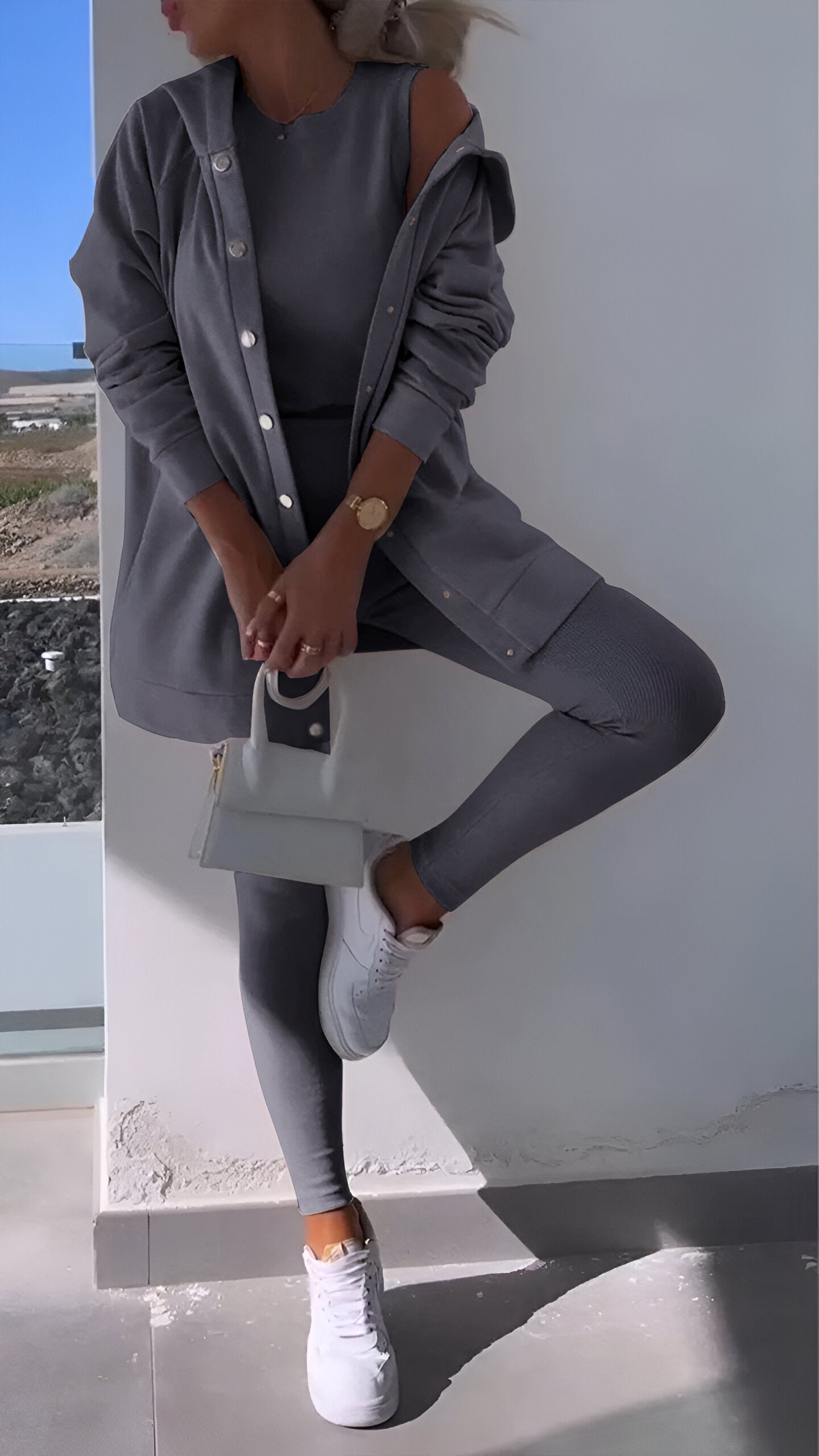 Ivalo | Hættetrøje og Leggings Sæt