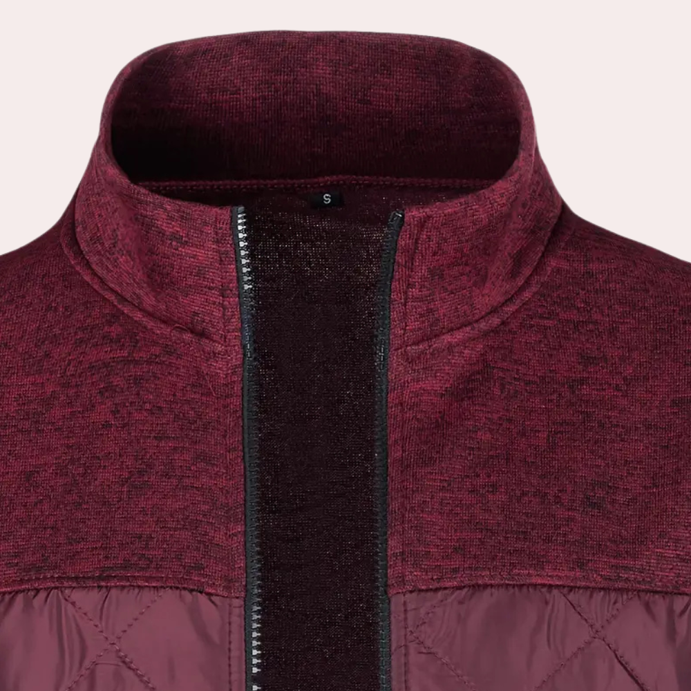 Bo | Moderne cardigan med lynlås til mænd