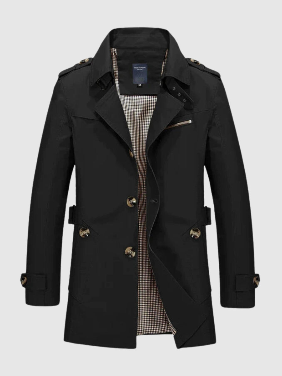 Daniel | Regnjakke i bomuld til mænd