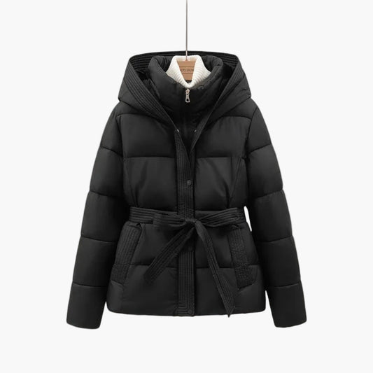 Agnes | Elegant Vinterparkas til Damer med Bælte