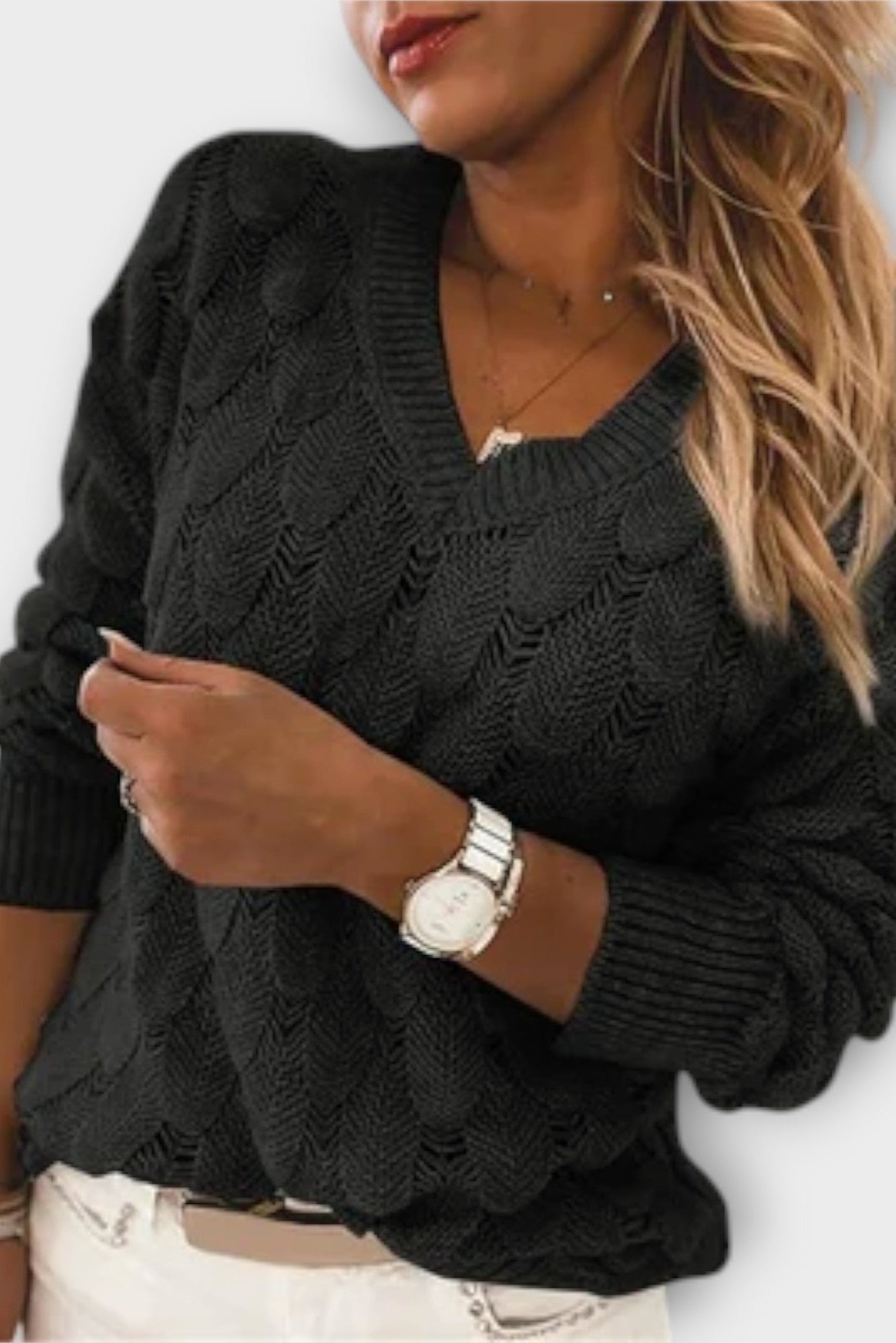 Agnes | V-neck Sweater