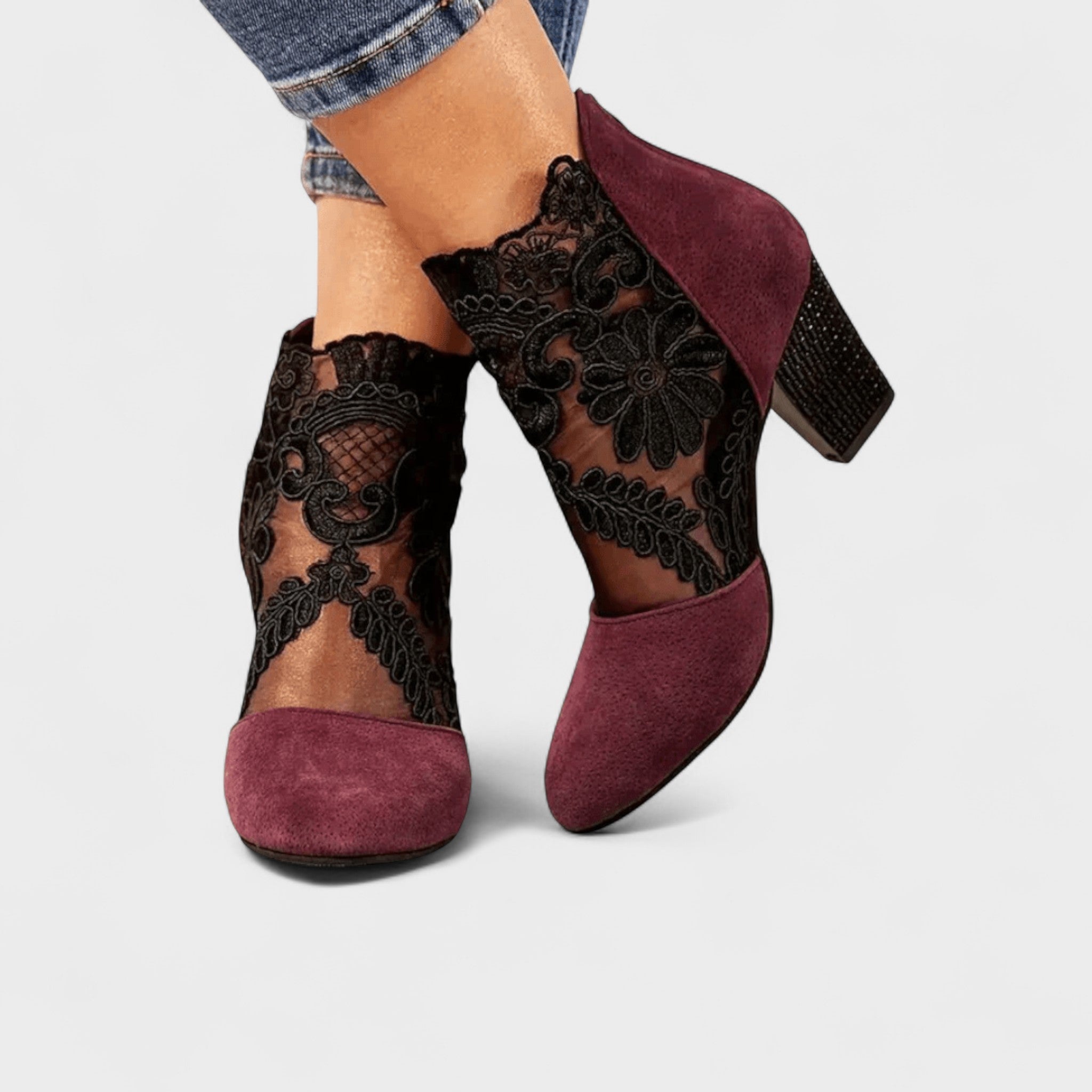 Alaine | Flower heels