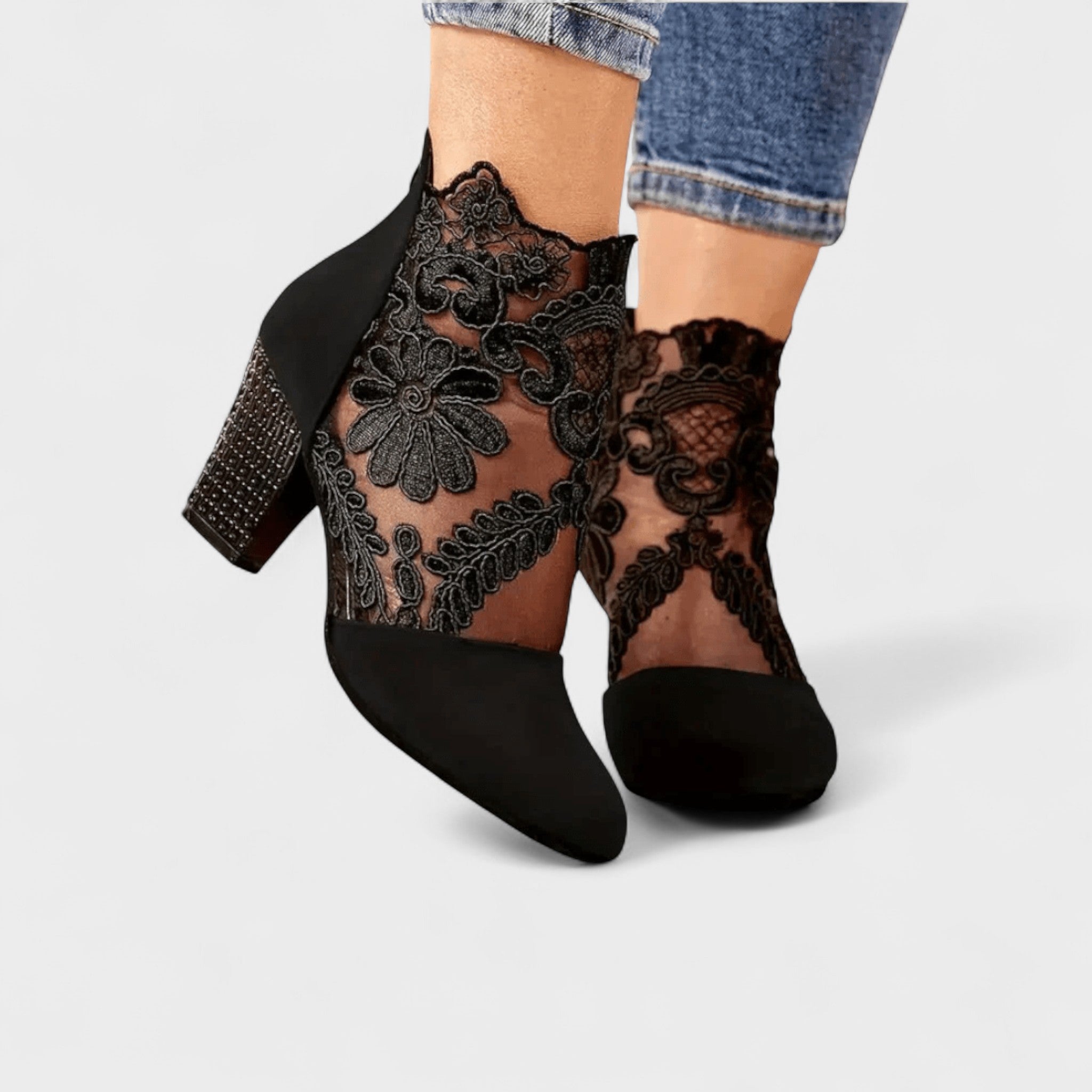 Alaine | Flower heels