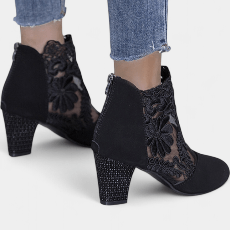 Alaine | Flower heels