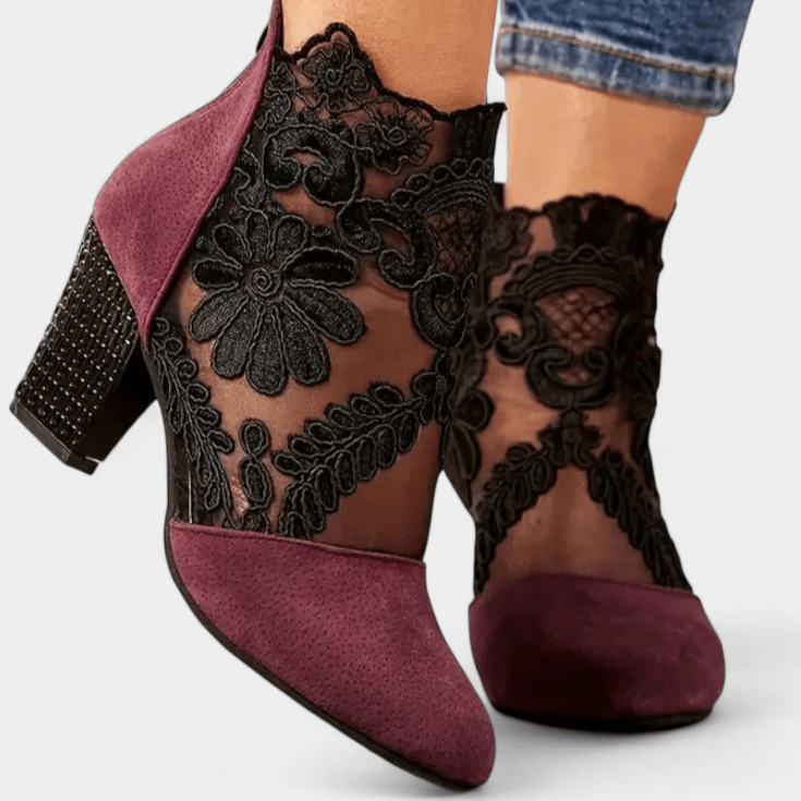 Alaine | Flower heels