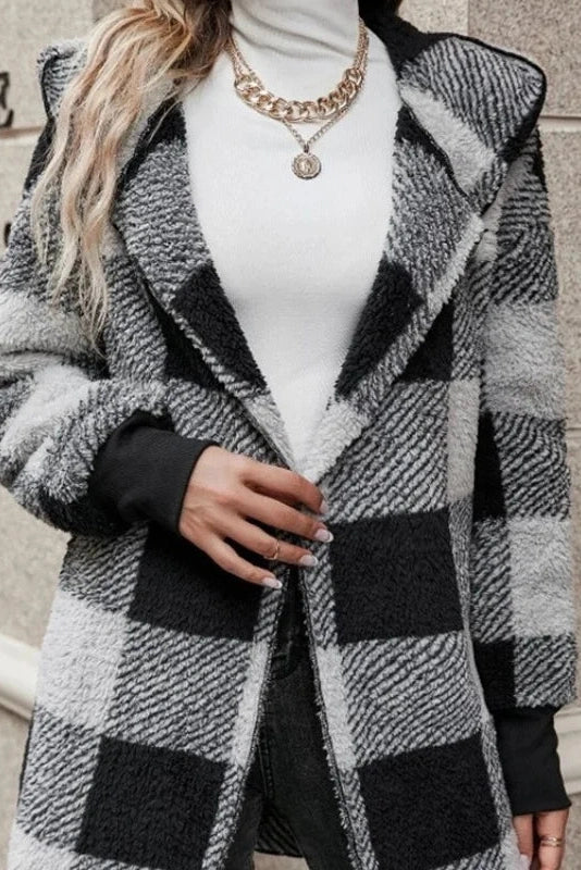 Alberta | Checkered Hoodie