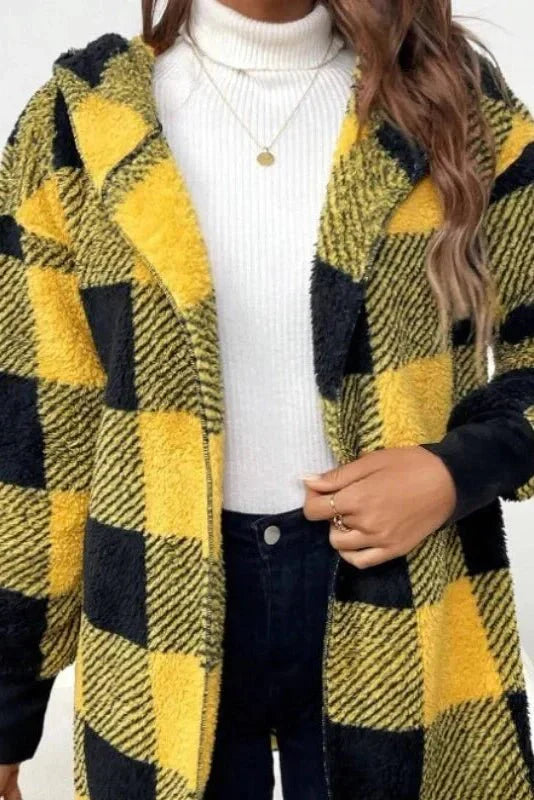 Alberta | Checkered Hoodie