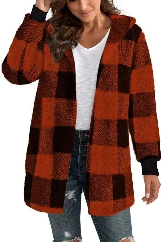 Alberta | Checkered Hoodie