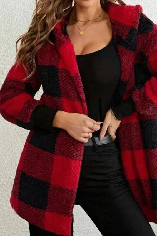 Alberta | Checkered Hoodie