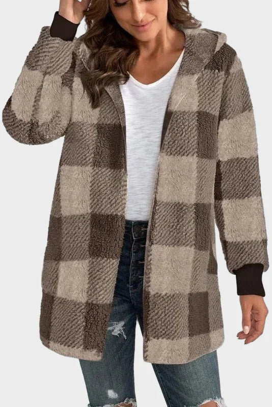 Alberta | Checkered Hoodie