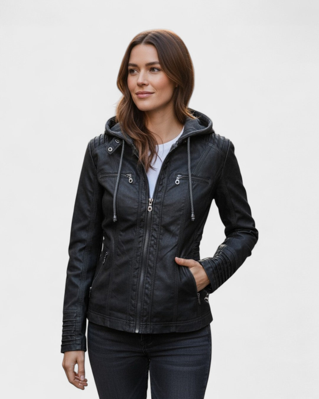 Alberte™ | Leather jacket