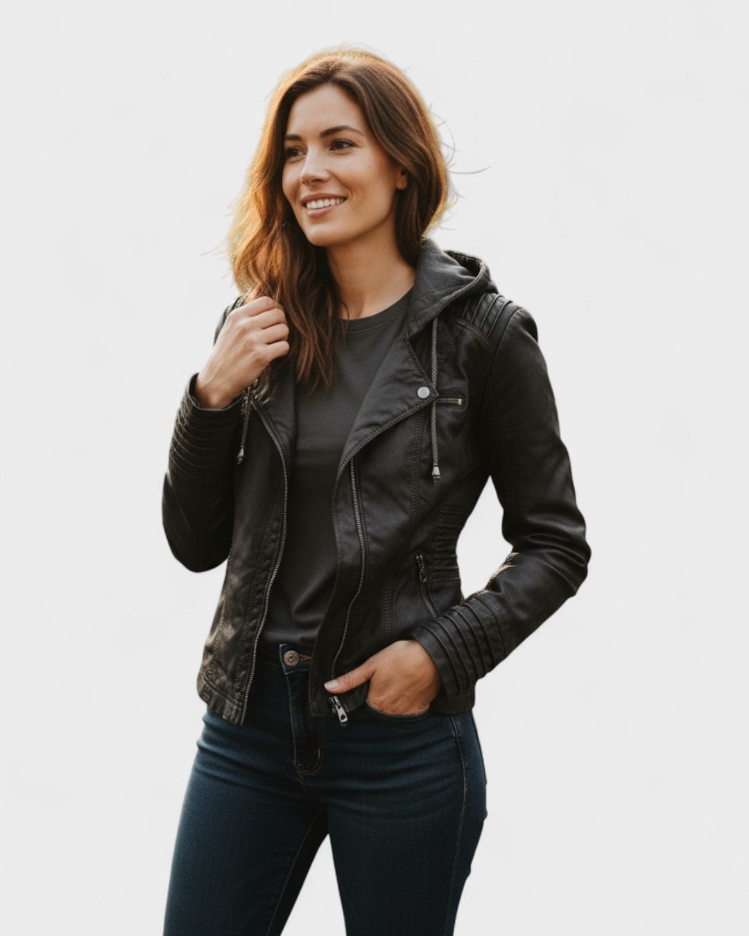 Alberte™ | Leather jacket