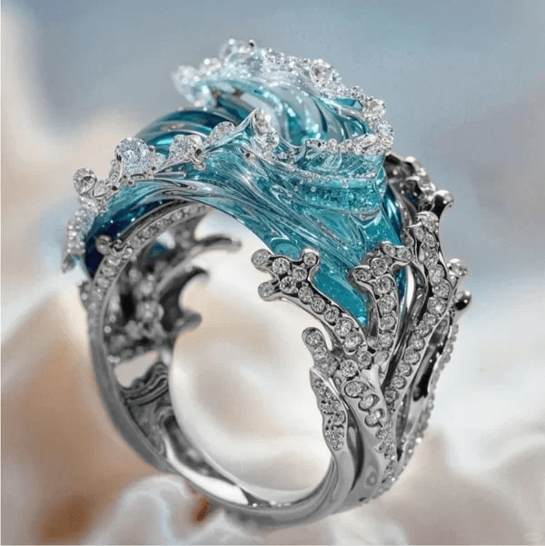 Albertha | Sea-inspired ring