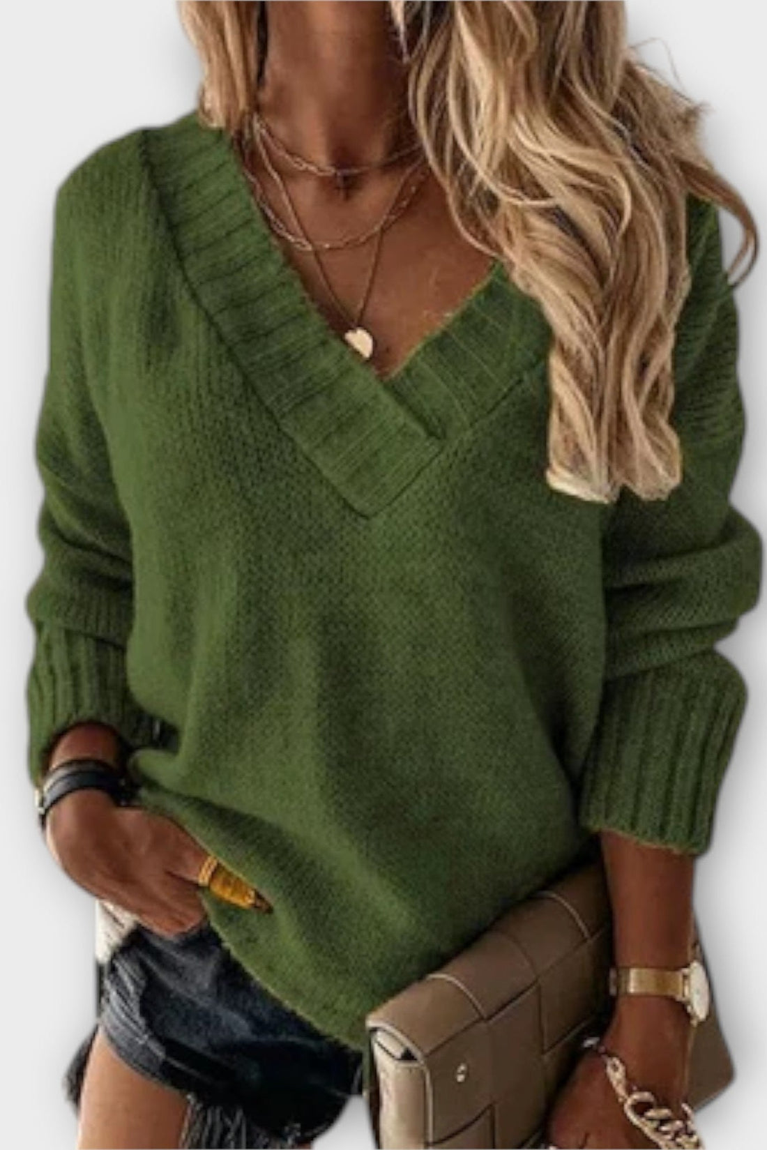 Anette | V-neck Sweater