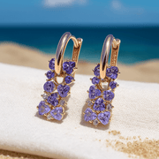 Augusta | Purple Earrings