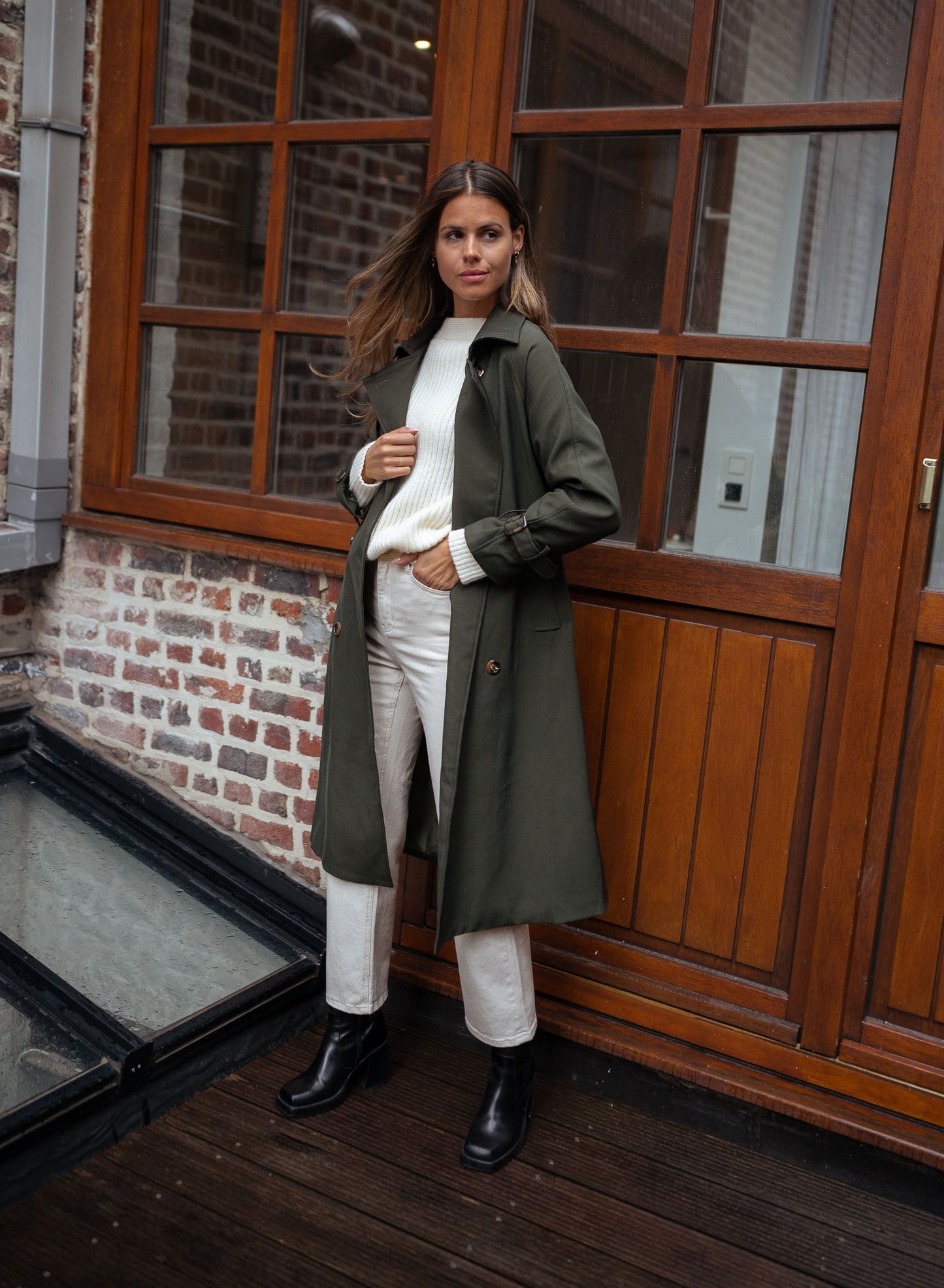 Karla | Elegant Trenchcoat til Kvinder