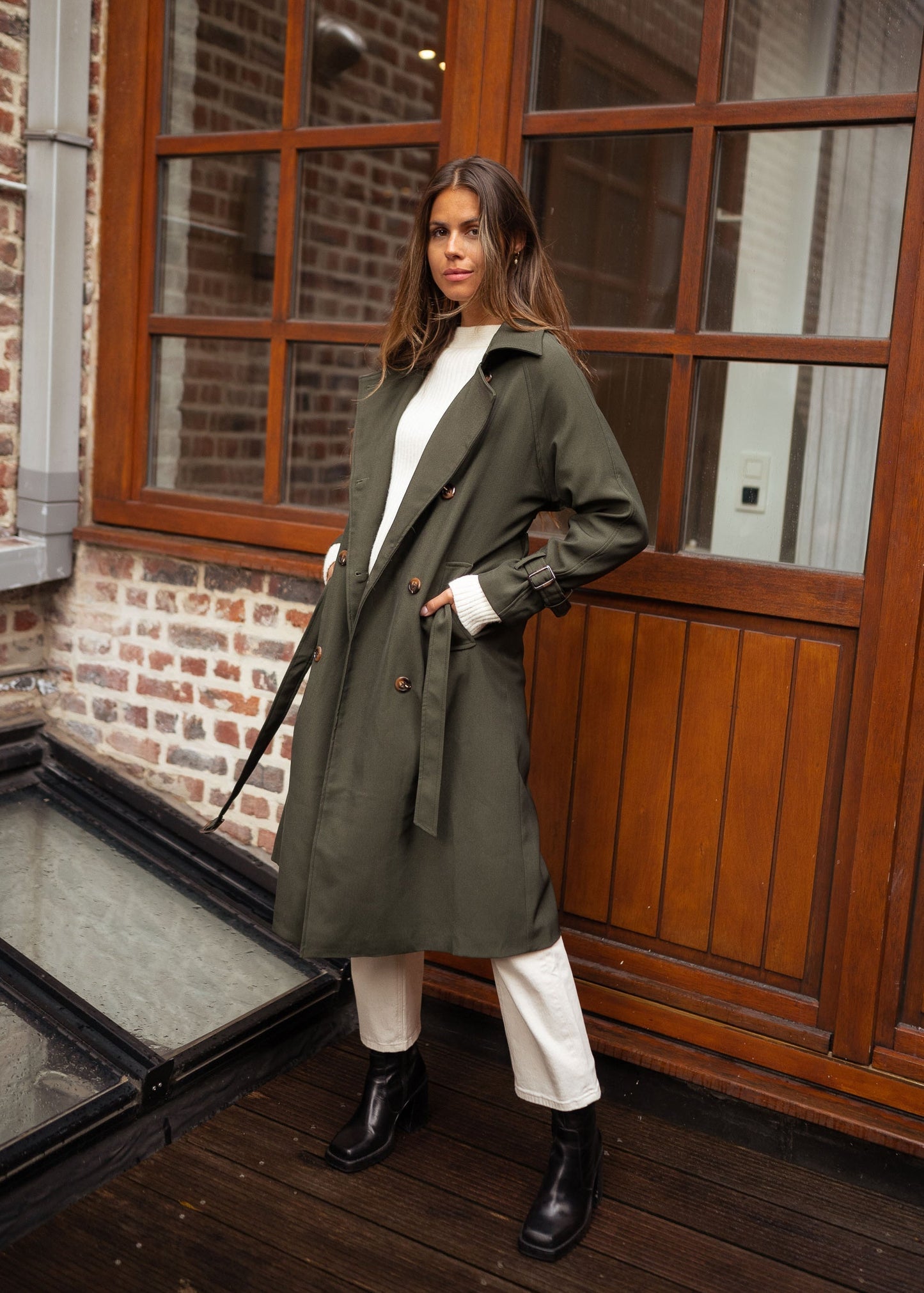 Karla | Elegant Trenchcoat til Kvinder