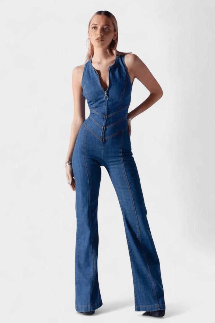 Ditte | Denim jumpsuit