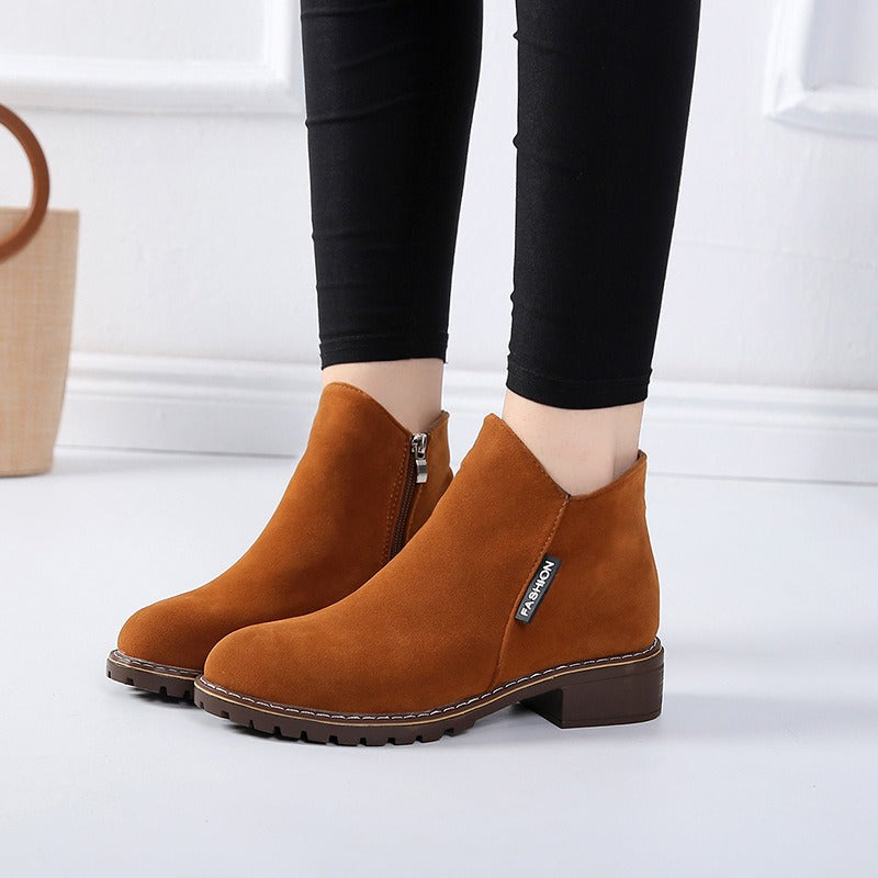 Emilia™ | Classic low heel winter boots