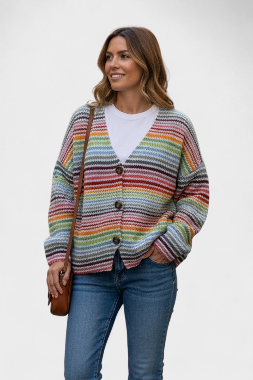 Fran™ | Lively cardigan with buttons