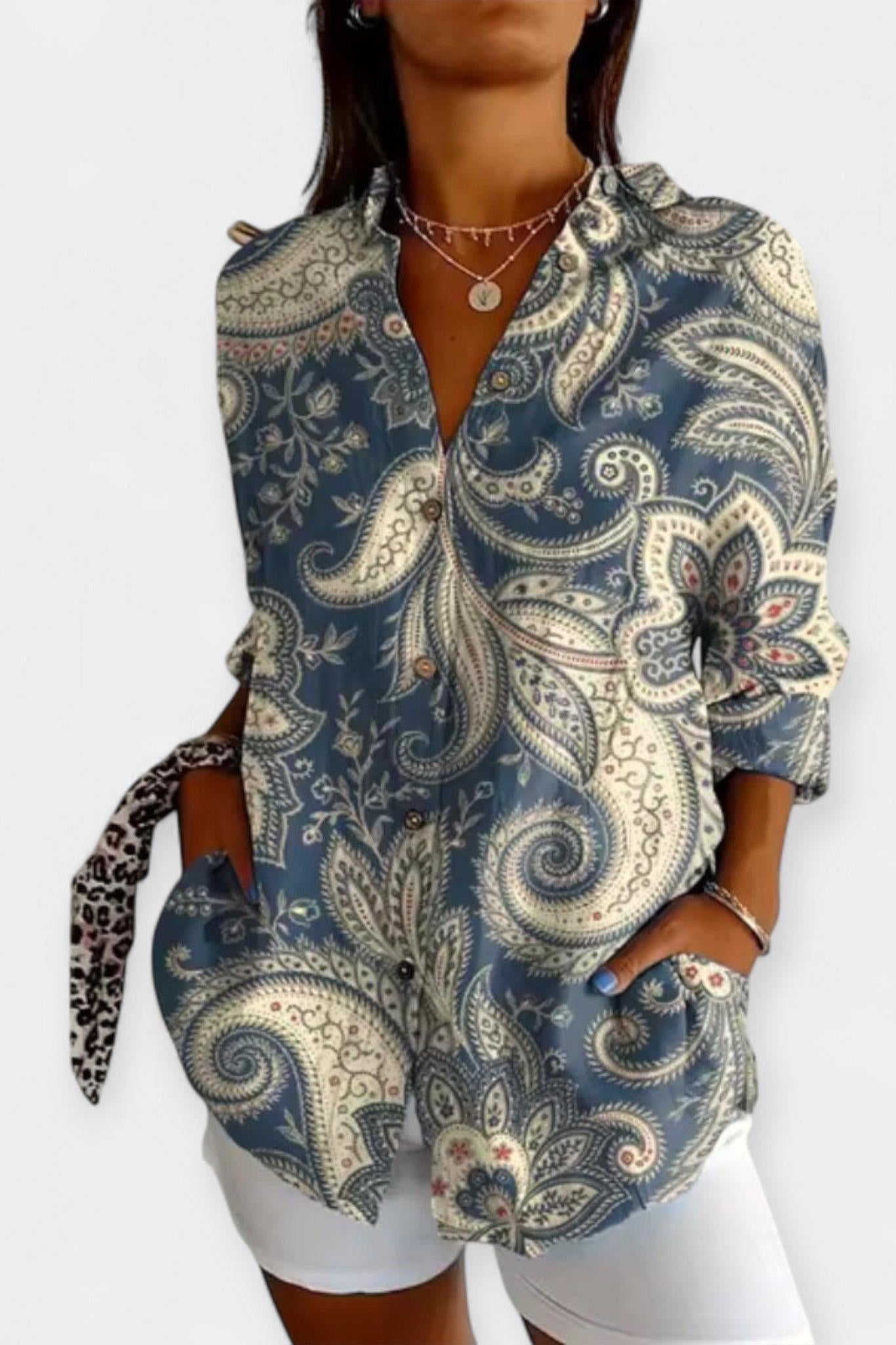 Frida | Floral print shirt