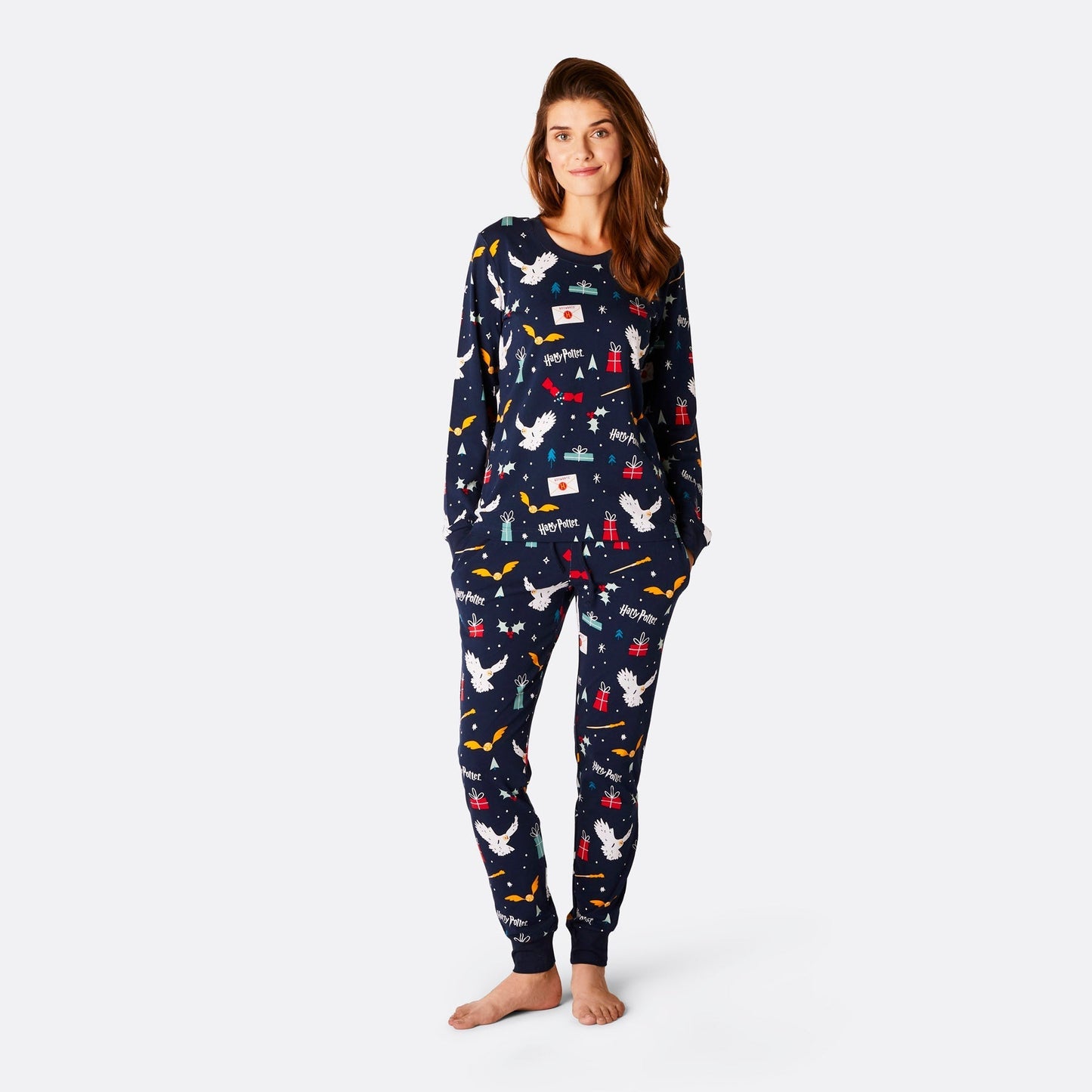 Blauwe Harry Potter Pyjama Dames