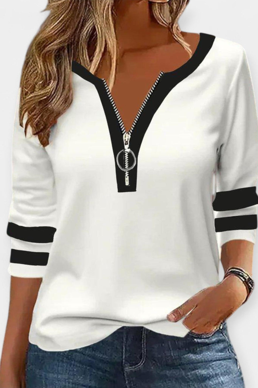 Ida | Long sleeve zipper