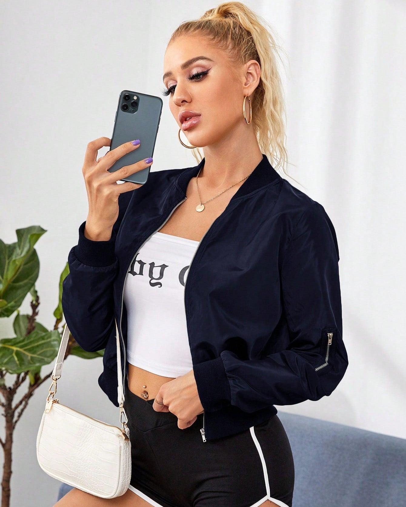 Ida | Light bomber jacket