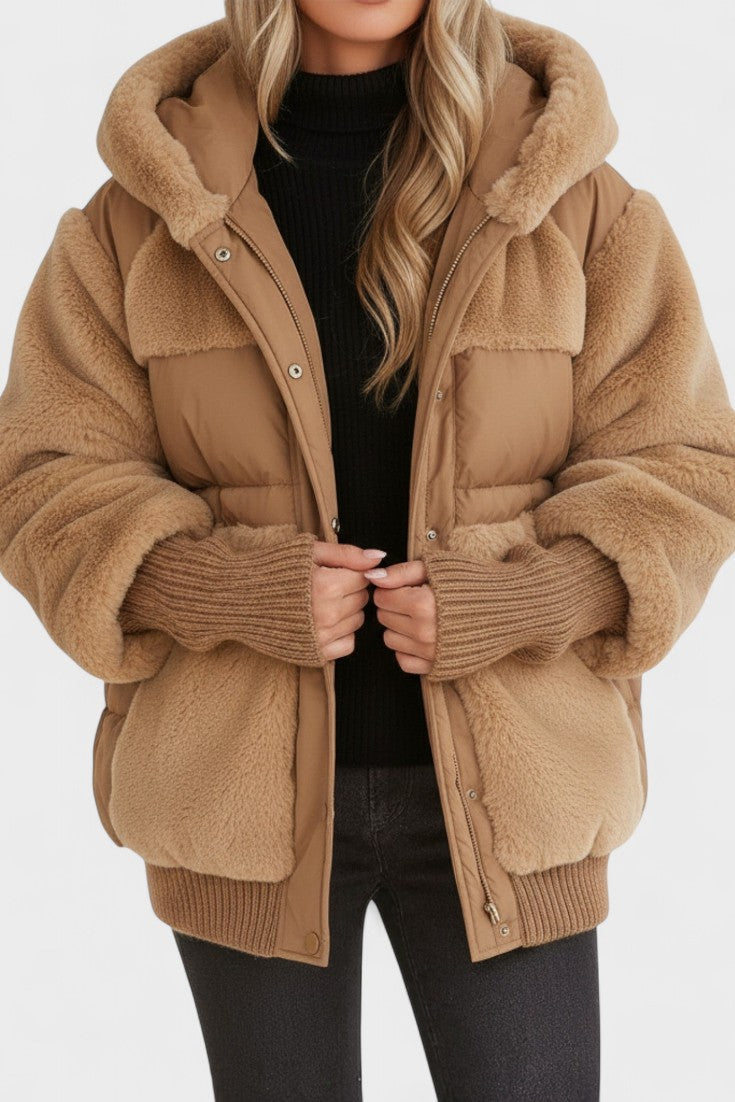 Lena™ | Luxurious hooded down jacket 