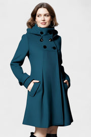 Lenka™ | Elegant coat with hood