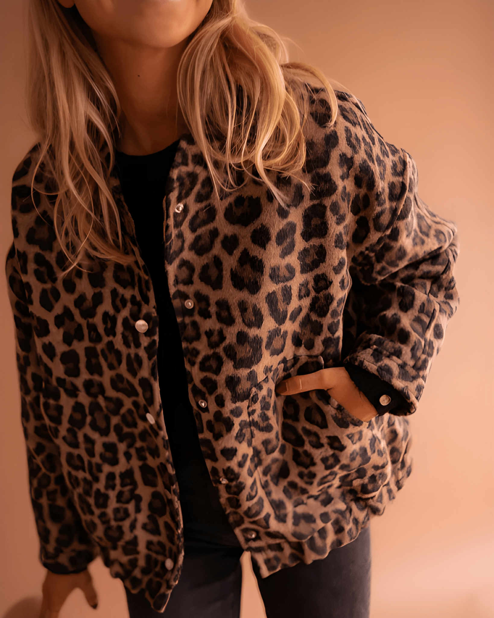 Leona | Leopard Bomber Jacket