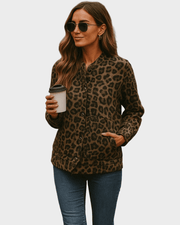 Leona | Leopard Bomber Jacket