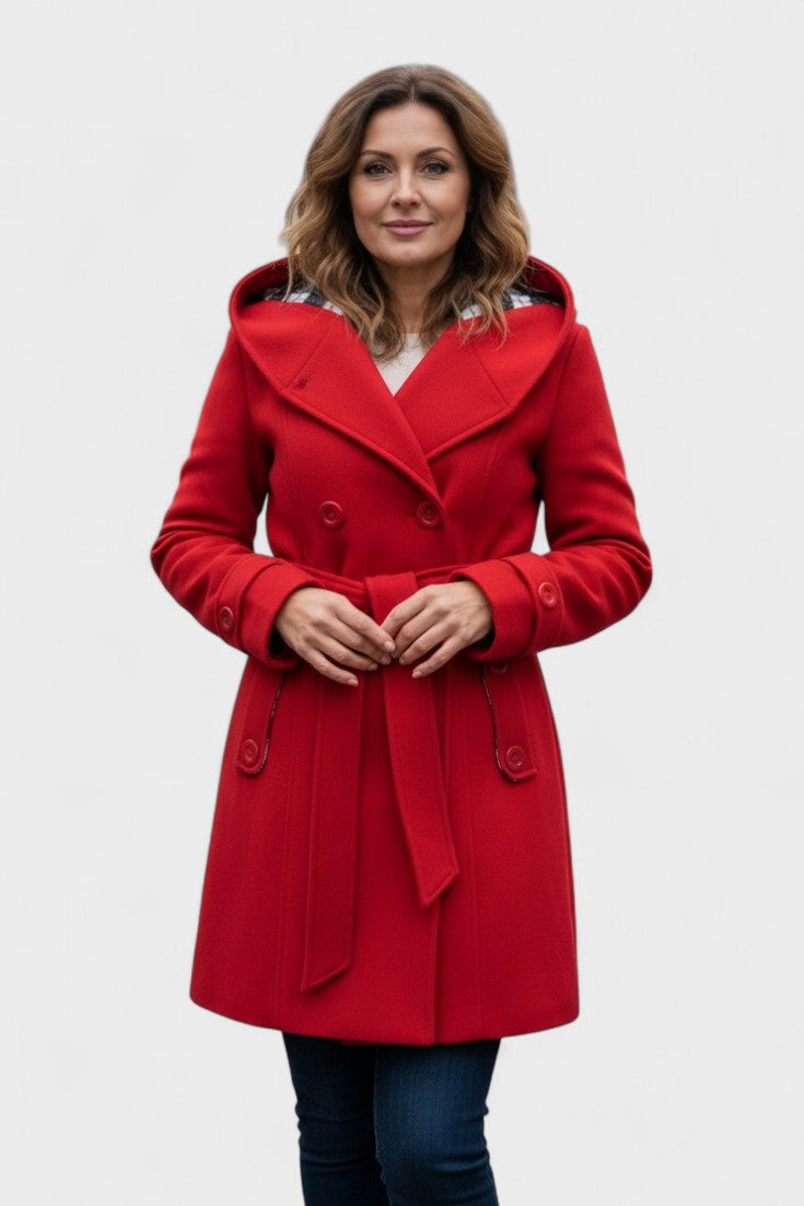 Leona™ | Elegant double-breasted coat