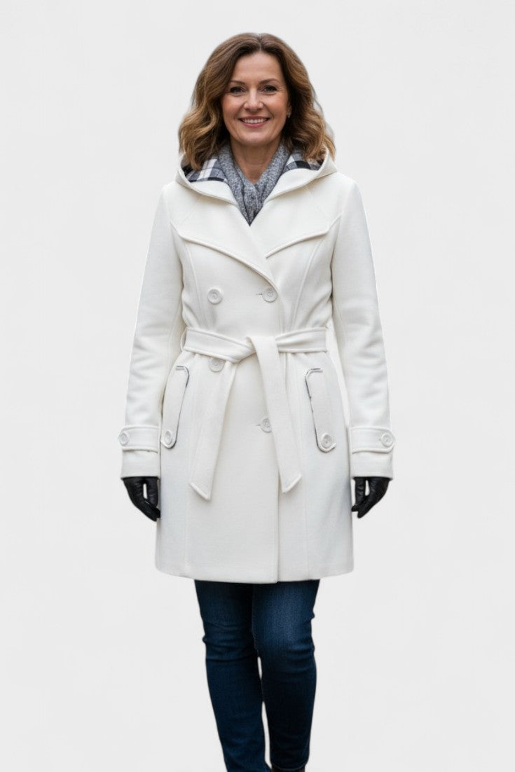 Leona™ | Elegant double-breasted coat