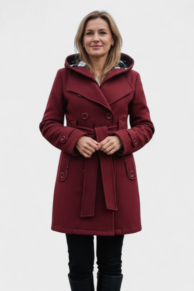 Leona™ | Elegant double-breasted coat