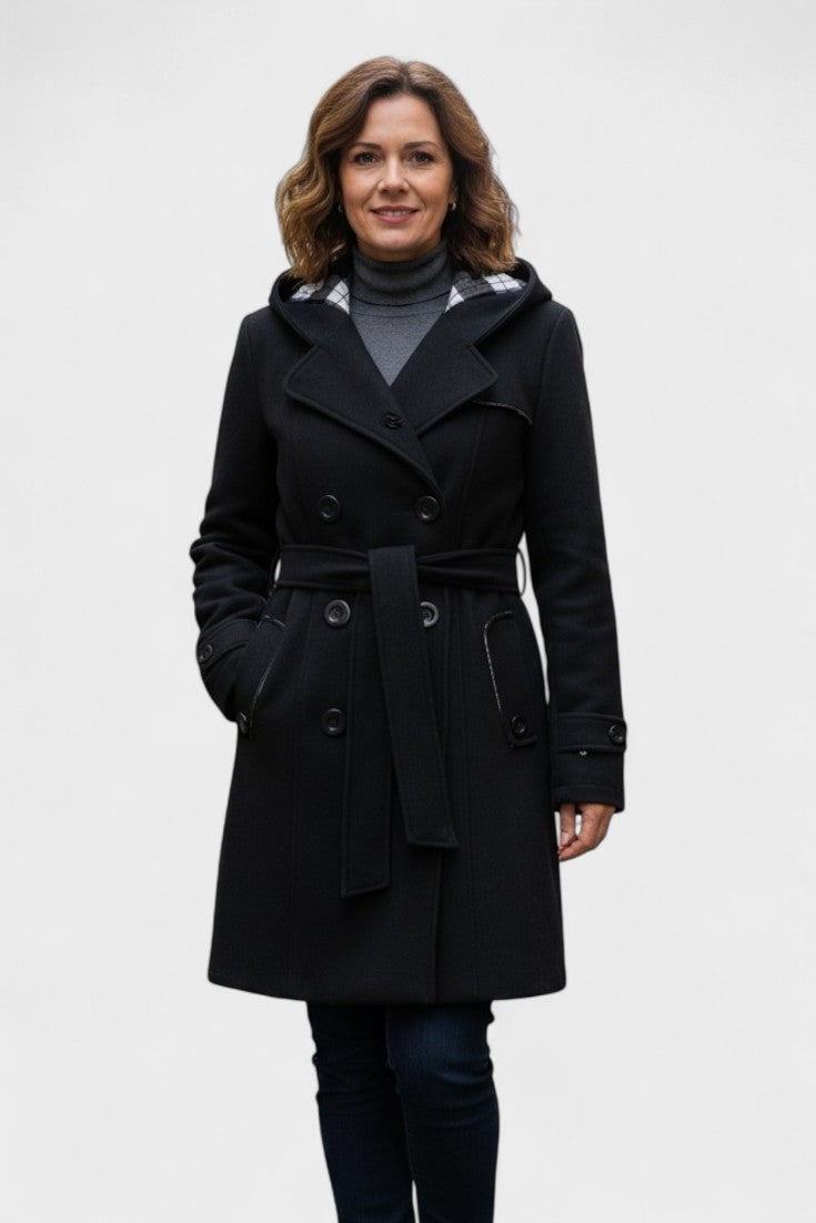 Leona™ | Elegant double-breasted coat