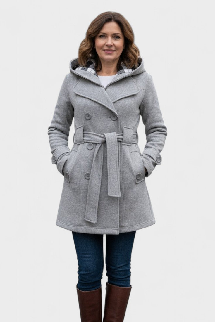 Leona™ | Elegant double-breasted coat