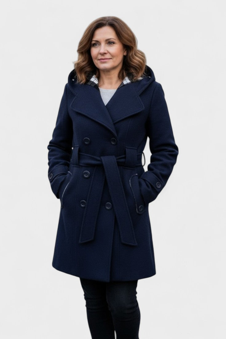 Leona™ | Elegant double-breasted coat