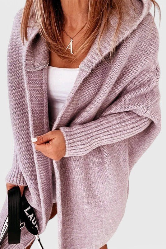 Mette | Luxury hooded cardigan