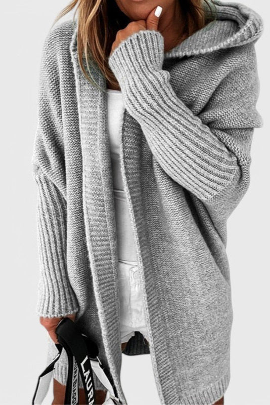 Mette | Luxury hooded cardigan