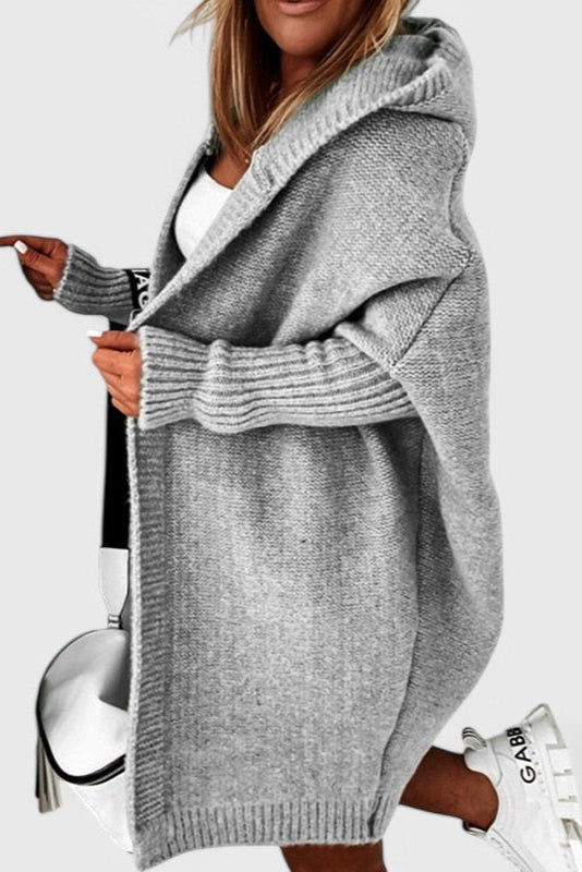 Mette | Luxury hooded cardigan