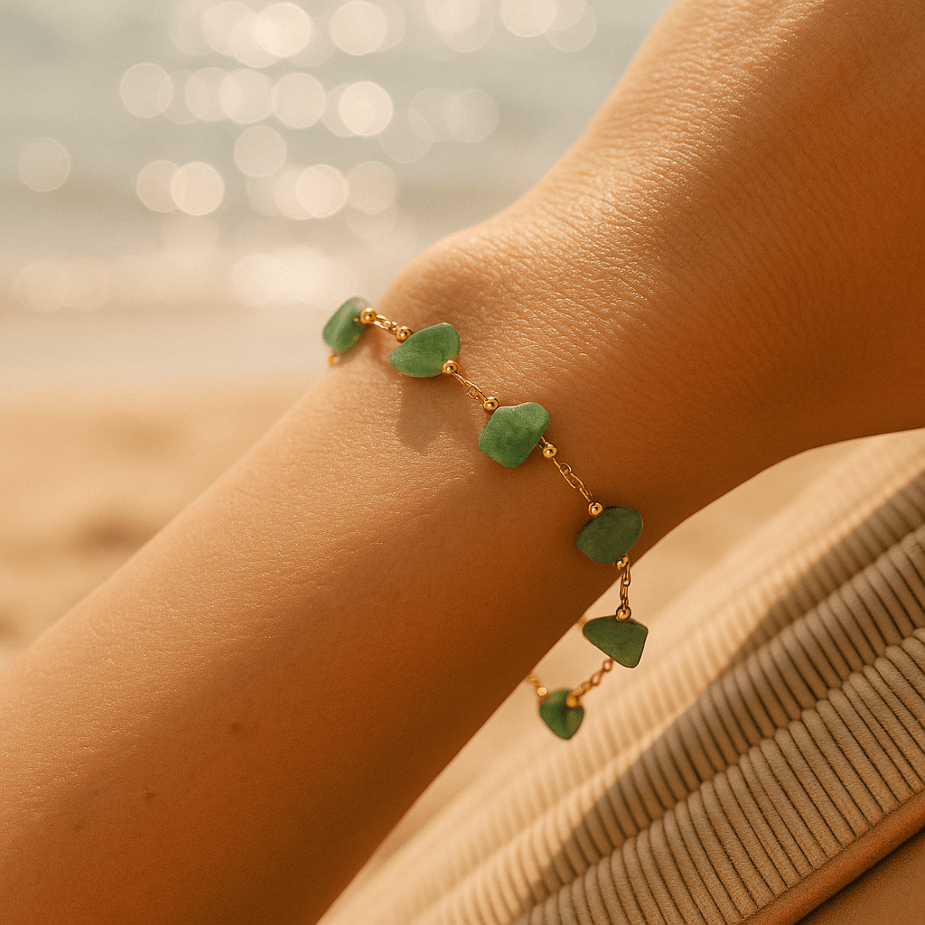Millea | Greenstone bracelet