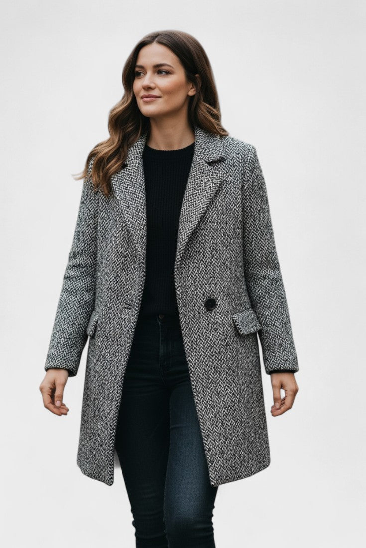 Olive™ | Premium Long Wool Coat 