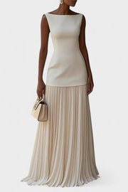 Olivia | Pleated Dress