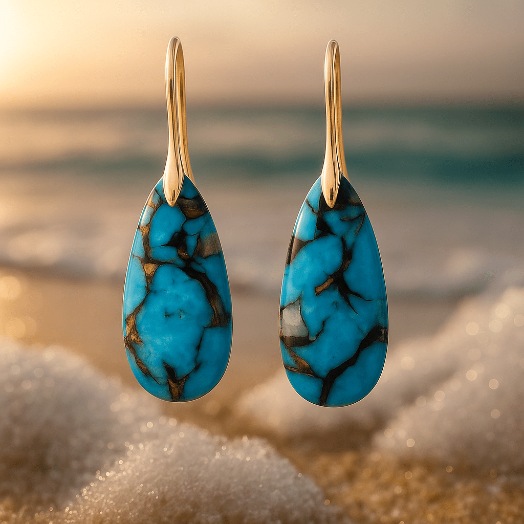 Pernille | Turquoise earrings