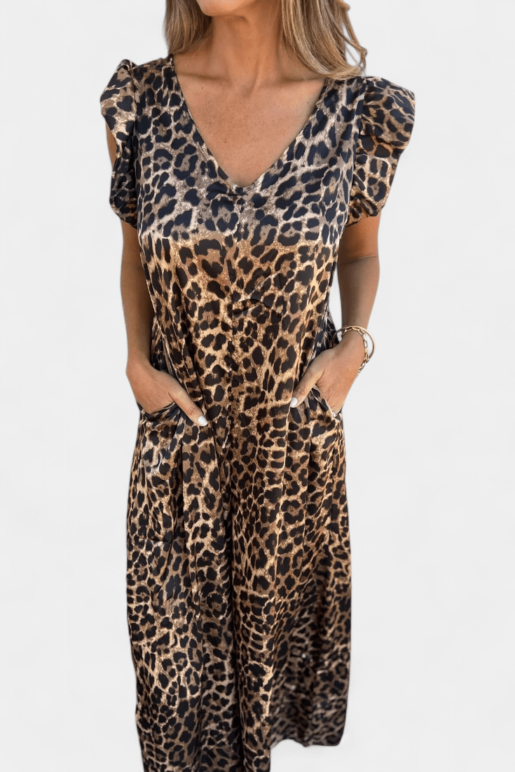 Ronja | Leopard jumpsuit