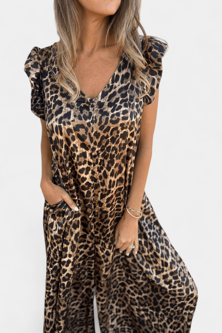 Ronja | Leopard jumpsuit