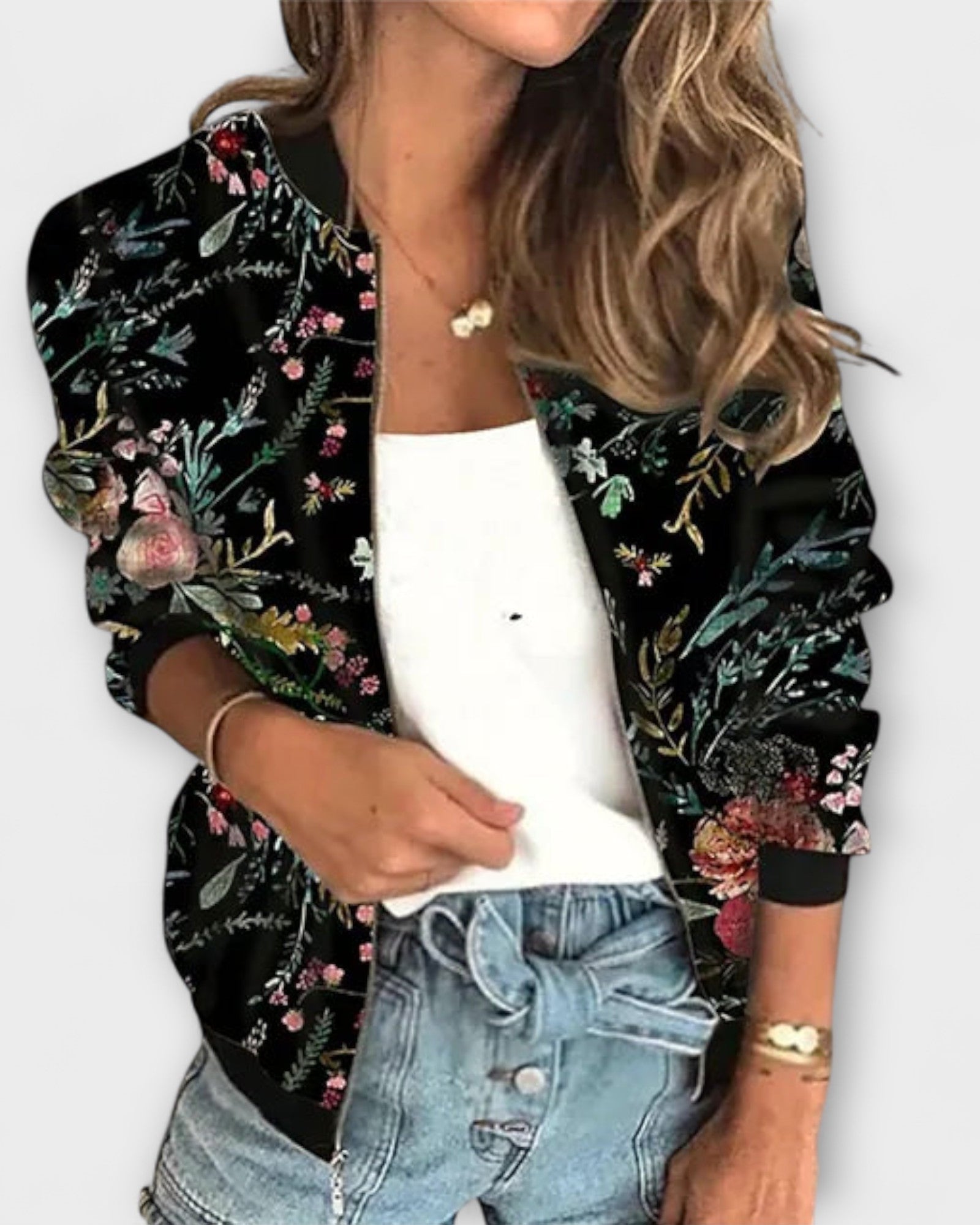 Ronja | Printed down jacket