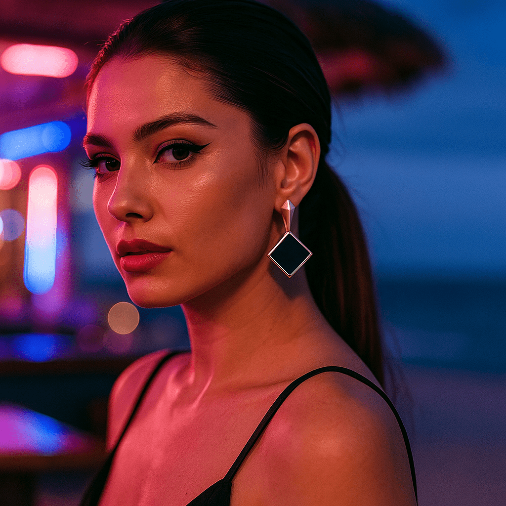 Selma | Square earrings